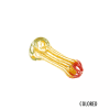 3.5 IN COLORED LINING GLASS HAND PIPE - Image 2