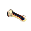 3.5 IN NET DESIGN GLASS HAND PIPE