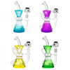 7 IN KRAVE FREEZABLE DUO RECYCLER GLASS WATER PIPE