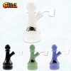 6 IN GLIIZY CHESS MINI GLASS WATER PIPE