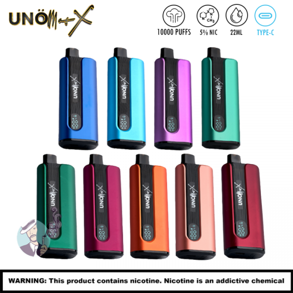 UNO MAS X 10000 PUFFS DISPOSABLE VAPE 10CT/DISPLAY